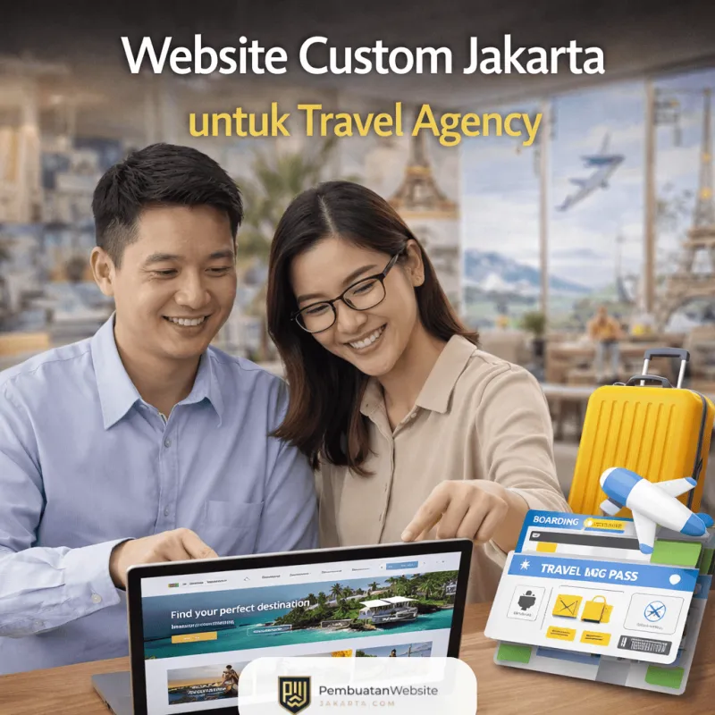 Website Custom Jakarta untuk Travel Agency